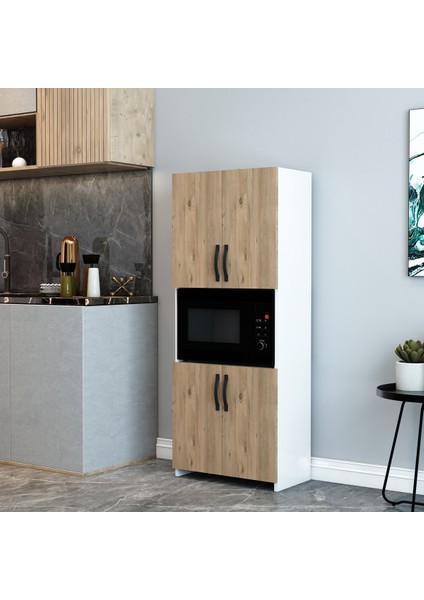150 cm Mikrodalga – Fırın Dolabı | Çok Amaçlı Mutfak Dolabı | Fonksiyonel Saklama Dolabı