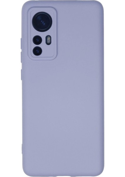Bfs Xiaomi Mi 12 Kılıf Nano Içi Kadife Silikon - Lila