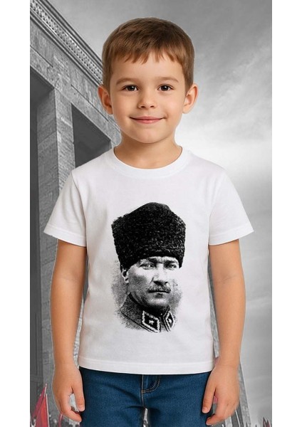 Unisex Ay Yıldızlı T-Shirt 19 Mayıs 29 Ekim 23 Nisan 10 Kasım Atatürk Çocuk Tişört modelleri