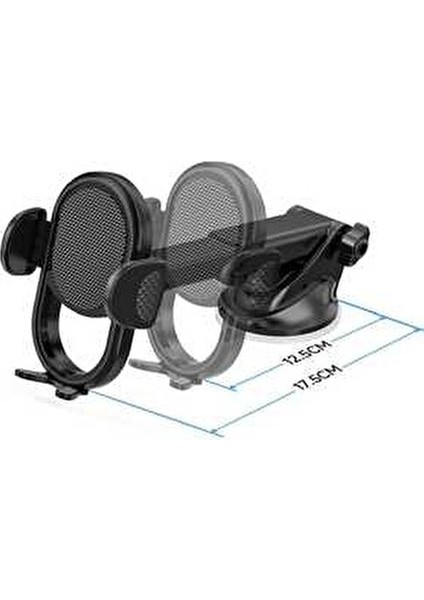 Araç İçi Telefon Tutucu Ultra Güçlü Torpido Üstü Manyetik Tasarım ile 360° Döner Başlık fiyatları