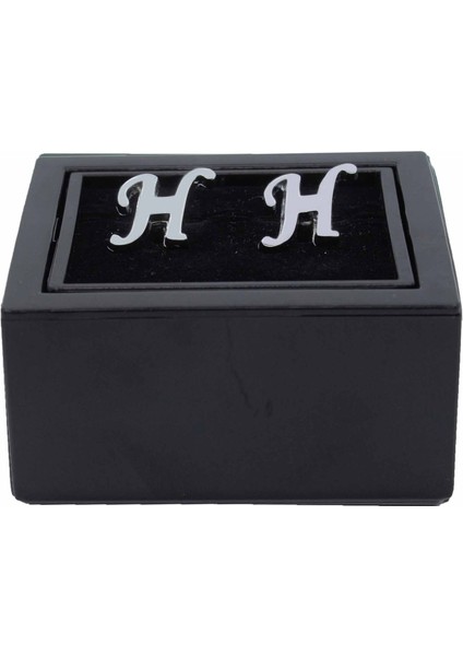 Kişiye Özel H Harfli Kol Düğmesi