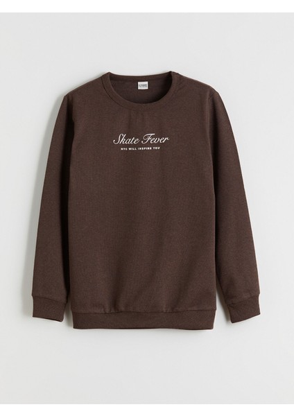 Yeni Sezon Bisiklet Yaka Erkek Çocuk Sweatshirt