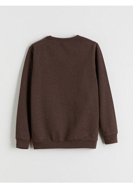 Yeni Sezon Bisiklet Yaka Erkek Çocuk Sweatshirt modelleri