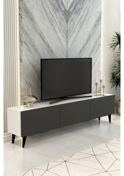 Model Vera 180 cm Televizyon Ünitesi 3 Kapaklı Tv Ünitesi – Modern Tv Sehpası | Televizyon Konsolu fiyatları