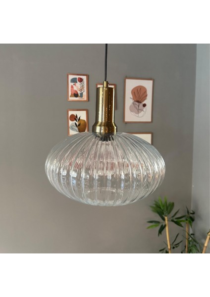 Elegant Şeffaf Cam Tekli Avize Eskitme Fener Başlık Sarkıt Lamba Restoran Salon Aydınlatma fırsatları