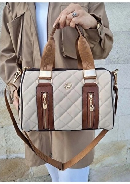 Polo Kadın Kapitone Silindir Model El ve Omuz Çantası indirimleri