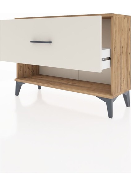 Arges Şifonyer Tek Çekmeceli 88X30X64 Çam-Aytaşı fırsatları