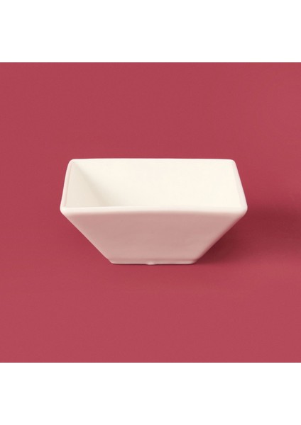 Kare Sosluk - Beyaz - 7 cm