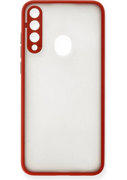 Bfs Huawei Y6P Kılıf Montreal Silikon Kapak - Kırmızı