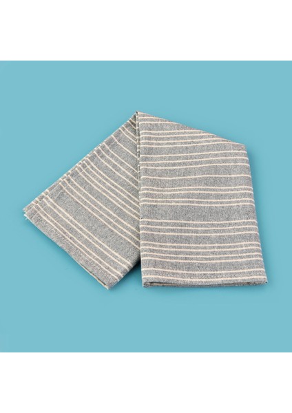 Lulea 2'li Kurulama Bezi - Ekru / Mavi - 45X45 cm fiyatları