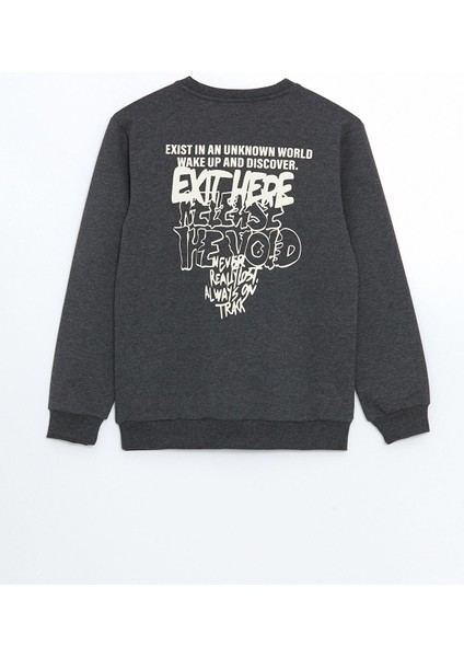 Yeni Sezon Bisiklet Yaka Baskılı Erkek Çocuk Sweatshirt fiyatları
