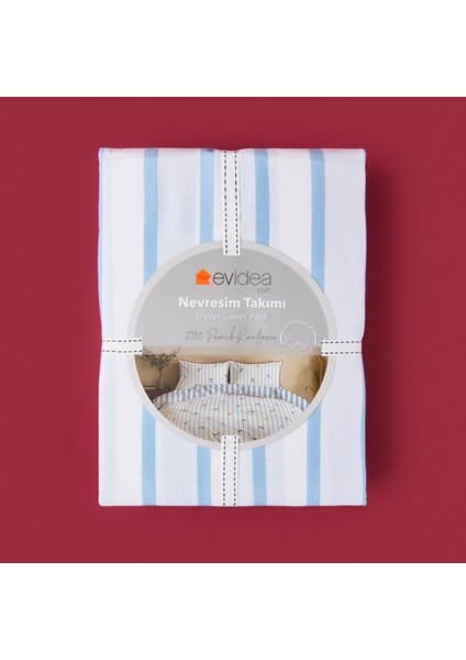 Soft Marina Çift Kişilik Nevresim Takımı - Beyaz