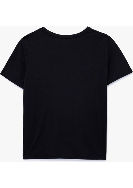 Kısa Kollu Bisiklet Yaka Modal Karışımlı Spor Tişört fiyatları