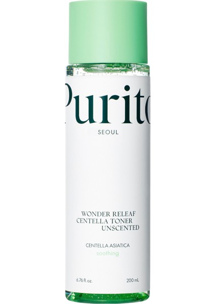 Wonder Releaf Centella Toner Unscented Bariyer Koruyucu Stres Karşıtı Centella Yüz Toniği 200 ml