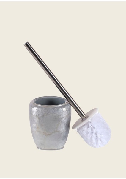 Sedef Gri Polirezin 5 Parça Banyo Aksesuar Seti fırsatları