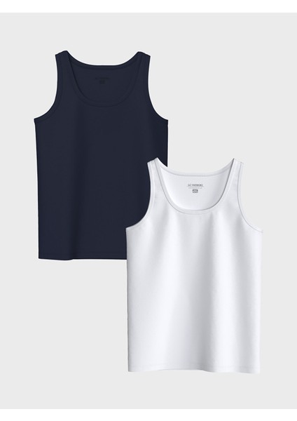 Yeni Sezon Bisiklet Yaka Erkek Çocuk Atlet 2'li