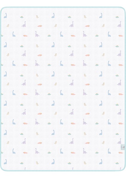 Dino Organik Pamuk Biyeli Çift Taraflı Unisex Bebek Müslin Battaniye fiyatları