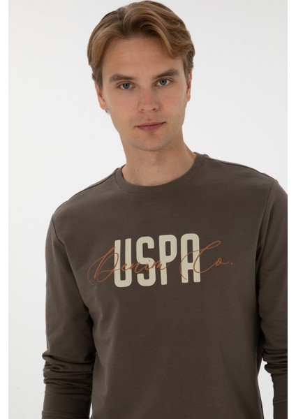 Erkek Vizon Sweatshirt 50315570-VR052 fiyatları