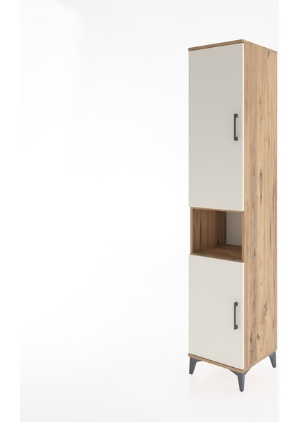 Hyperion Dolap 4 Raflı 2 Kapaklı Tek Askılı 44X44X221 Çam-Aytaşı modelleri