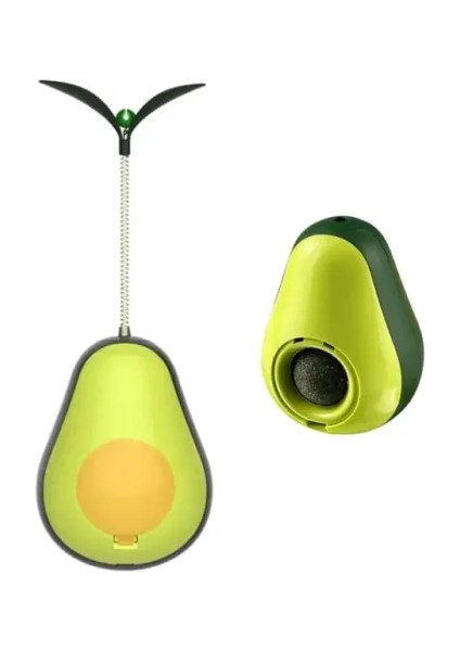 Avokado Şeklinde Kedi Naneli ve Mama Hazneli Kedi Oyuncağı modelleri