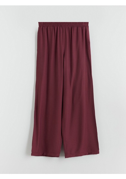 Yeni Sezon Beli Lastikli Geniş Paça Kadın Pantolon indirimleri