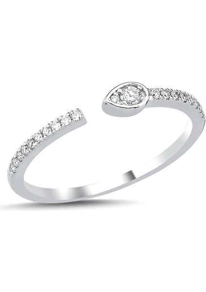 Pırlantalı Kadın Altın Yüzük