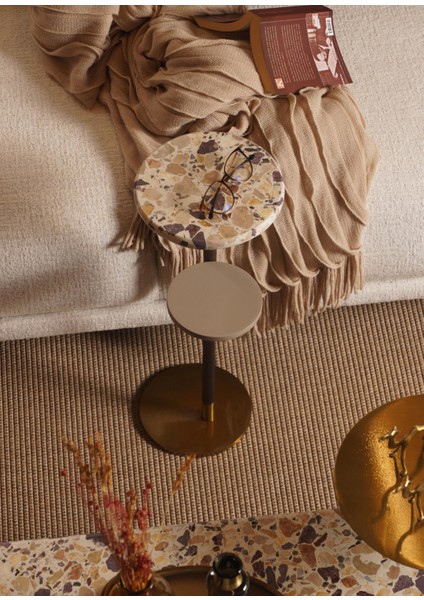 Dirhem Gün Mermer Yan Sehpa modelleri