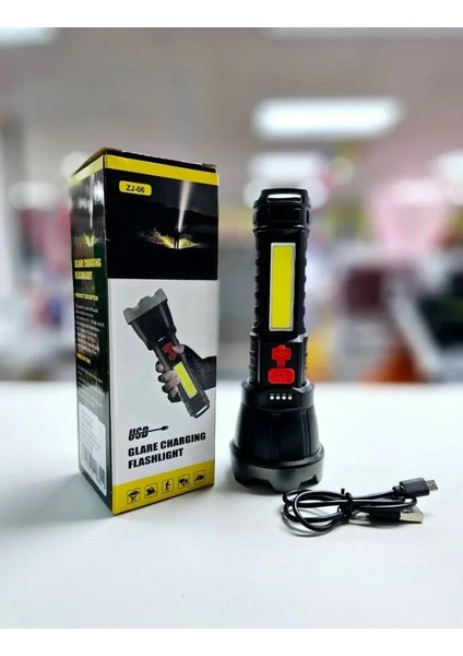 USB Glare Charging Flashlight El Feneri Zj-05 (5067) fiyatları