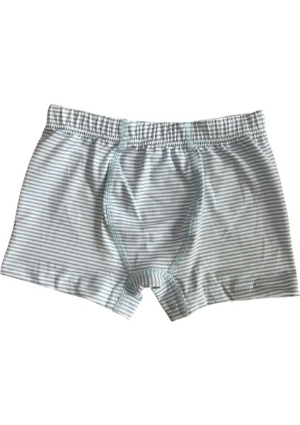Bebemavi Erkek Çocuk Çizgili Pamuklu Boxer