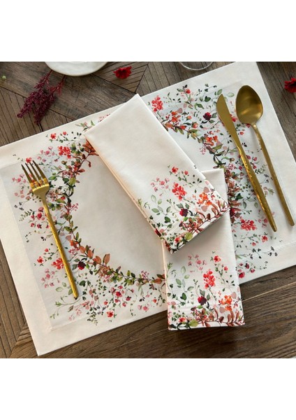 Home Çiçek Desenli 2'li Supla - Renkli - 45 cm fiyatları