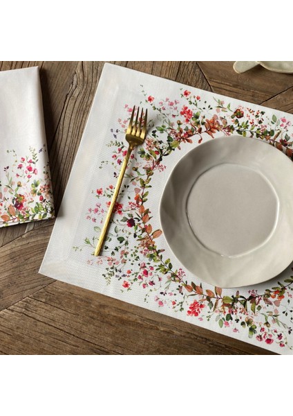 Home Çiçek Desenli 2'li Supla - Renkli - 45 cm modelleri