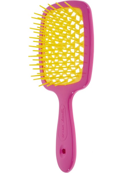 Superbrush Pembe Sarı Saç Fırçası