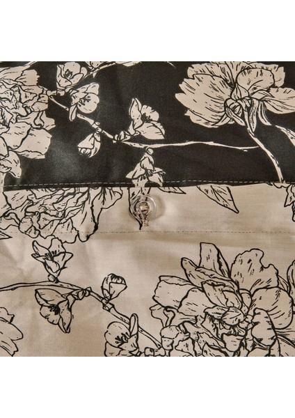 Soft Blanora Pamuk Saten Çift Kişilik Nevresim Takımı - Antrasit modelleri