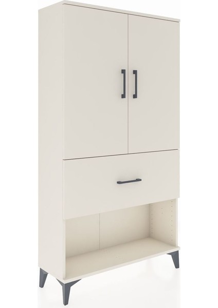 Arges Dolap Tek Raflı Tek Çekmeceli Tek Askılı 88X30X163 Aytaşı-Aytaşı fiyatları