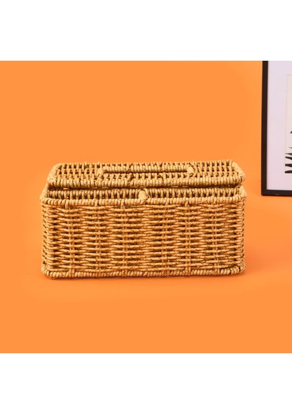 Star Çok Amaçlı Dikdörtgen Dekoratif Peçetelik - Kahverengi modelleri