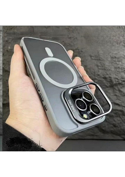 Apple iPhone 14 Pro Max Kamera Lens Koruma Hediyeli Magsafe Özellikli Standlı Premium Lüks Kılıf fiyatları