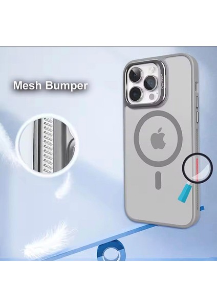 Apple iPhone 14 Pro Max Kamera Lens Koruma Hediyeli Magsafe Özellikli Standlı Premium Lüks Kılıf indirimleri