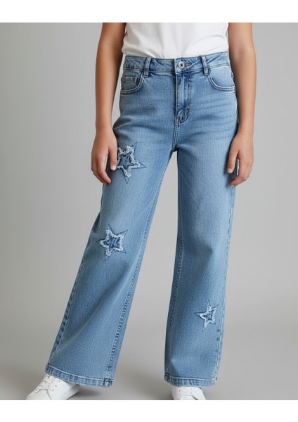 Kız Çocuk Tristar Pamuklu Kot Pantolon