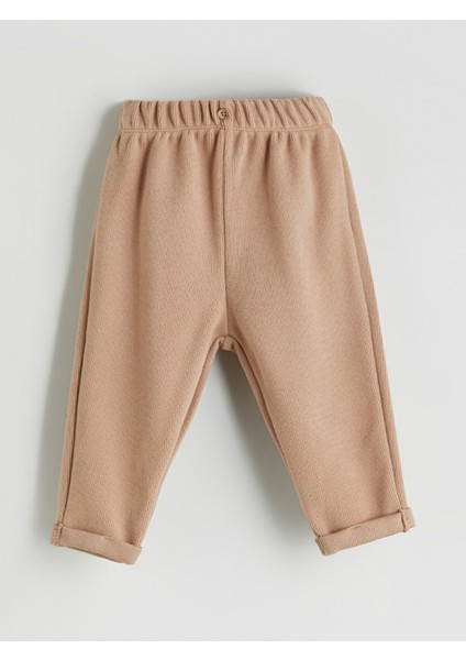 Yeni Sezon Katlamalı Paçalı Kız Bebek Eşofman Altı