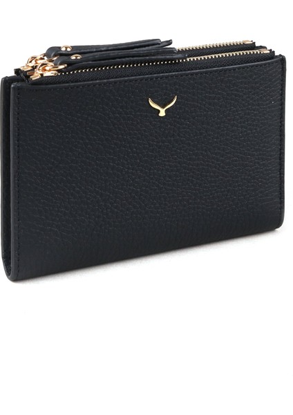 Hakiki Deri, El Yapımı, Kadın Cüzdan, 6 Kart Yuvası, 5107 Siyah modelleri