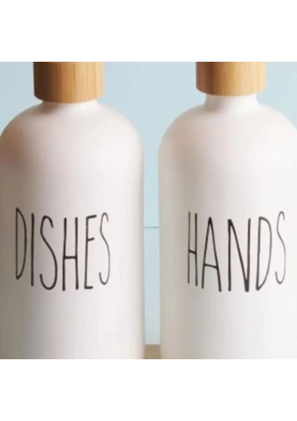 Lotion 2 Li Mutfak Sıvı Sabunluk Seti - Beyaz - 500 ml modelleri