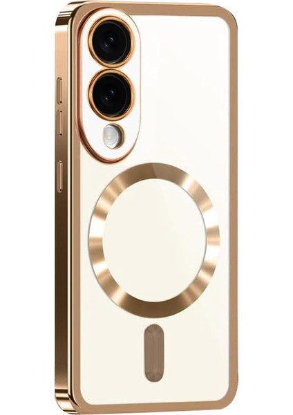 Samsung Galaxy S25 Edge Için Magsafe ile Uyumlu Kılıf Kamera Lensli Korumalı Şeffaf Silikon Kapak modelleri