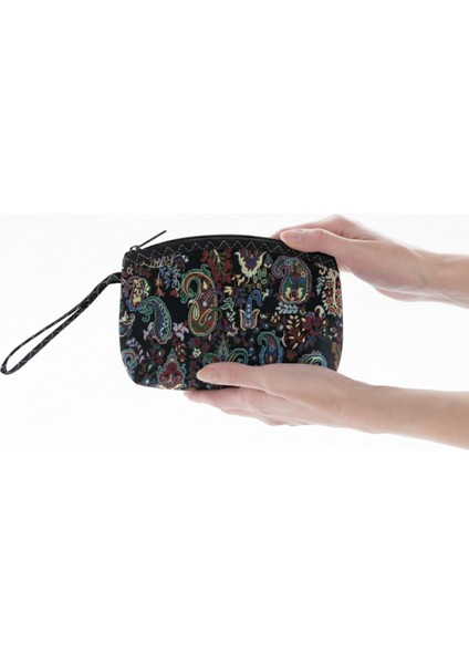 Iran Işi El Yapımı Etnik Desenli Fermuarlı Orta Boy Cüzdan fiyatları