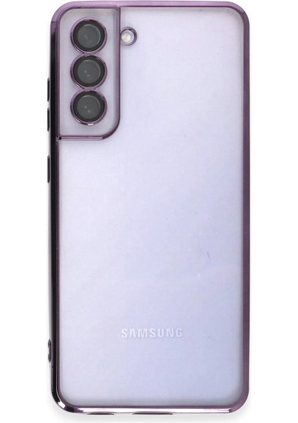 Bfs Samsung Galaxy S21 Fe Kılıf Razer Lensli Silikon - Mor fiyatları
