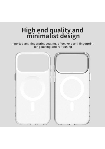 iPhone 17 Pro Max Magsafe Uyumlu Şeffaf Kılıf – Kamera Koruyuculu, Darbe Emici, Premium Kapak fırsatları