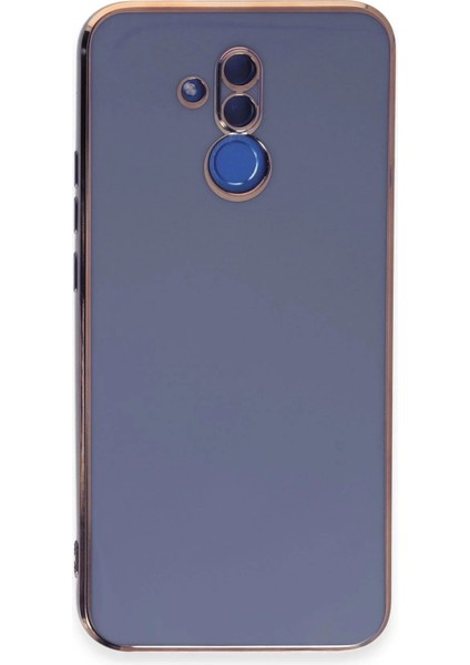 Bfs Huawei Mate 20 Lite Kılıf Volet Silikon - Mavi