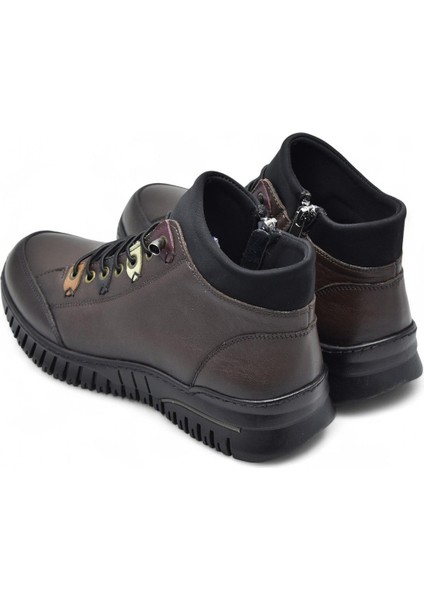 1988 Tam Ortopedik Siyah Hakiki Deri Kadın Bot Lastikli Fermuarlı Kışlık Anne Deri Bot indirimleri