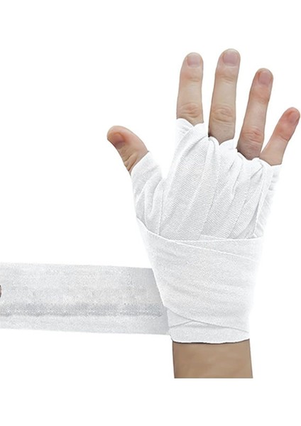 Elastik Boks Bandajı 180'' 460 cm Beyaz Çift fırsatları