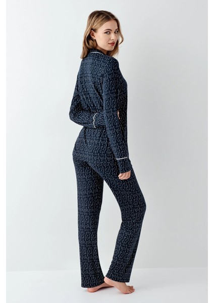 Arnetta 3430-S Kadın Gömlek Yaka Pijama Takımı modelleri