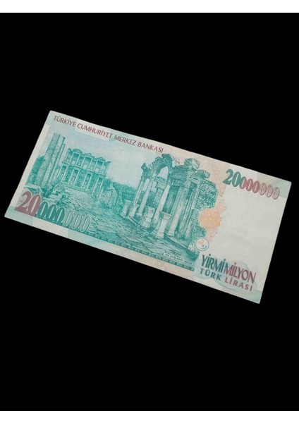 7. Emisyon 20.000.000 Türk Lirası Kağıt Koleksiyon Para Hobi Hediye Antika Darpane fiyatları